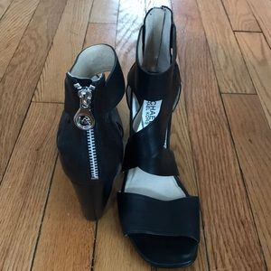 Michale Kors black sandal wedges